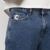 KARL KANI SMALL SIGNATURE BAGGY FIVE POCKET DENIM VINTAGE INDIGO BLUE