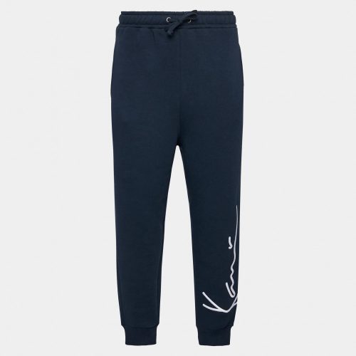 KARL KANI SIGNATURE WIDE FIT SWEATPANTS NAVY XXL