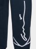 KARL KANI SIGNATURE WIDE FIT SWEATPANTS NAVY XXL