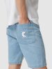 Karl Kani Serif Denim Shorts BLEACHED BLUE