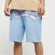 KARL KANI SMALL SIGNATURE DINER SWEATSHORTS LIGHT BLUE