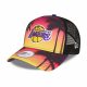 NEW ERA LOS ANGELES LAKERS SUMMER CITY TRUCKER CAP BLACK/ORANGE