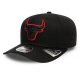 NEW ERA CHICAGO BULLS TEAM OUTLINE 9FIFTY SNAPBACK BLACK