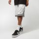 Karl Kani Small Signature Pinstripe Mesh Shorts white/black