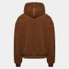 Karl Kani Sweatshirt Metal Signature Teddy Hoodie BROWN