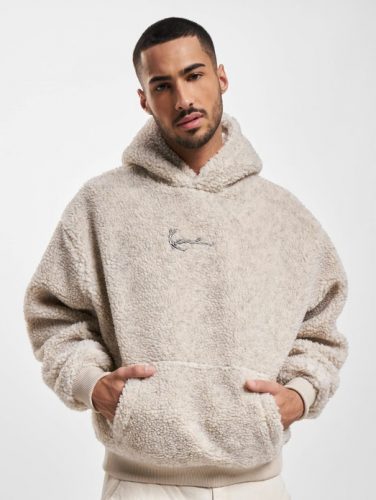 Karl Kani Metal Signature Teddy Os Hoodie OFF WHITE