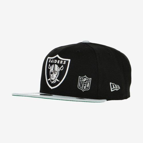 NEW ERA NFL LAS VEGAS RAIDERS TEAM ARCH 9FIFTY SNAPBACK CAP BLACK