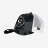 NEW ERA NBA BROOKLYN NETS A-FRAME TRUCKER CAP CAMO