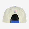 NEW ERA NBA DALLAS MAVERICKS DRAFT 9FIFTY SNAPBACK CAP CREAM/LIGHT BLUE