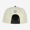 NEW ERA NBA MIAMI HEAT DRAFT 9FIFTY SNAPBACK CAP CREAM/BLACK