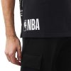 NEW ERA BROOKLYN NETS HALF LOGO OVERSIZED TEE BLACK