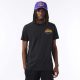 NEW ERA LOS ANGELES LAKERS NBA NEON FADE TEE BLACK