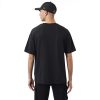 NEW ERA CHICAGO BULLS NBA STACKED OVERSIZED TEE BLACK