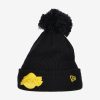 NEW ERA LOS ANGELES LAKERS TEAM POP BOBBLE BEANIE BLACK