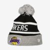 NEW ERA LOS ANGELES LAKERS KIDS CHYT JAKE CUFF BEANIE GRAY/BLACK