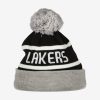 NEW ERA LOS ANGELES LAKERS KIDS CHYT JAKE CUFF BEANIE GRAY/BLACK