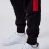 NEW ERA NBA CHICAGO BULLS PANEL JOGGERS BLACK