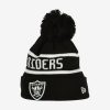 NEW ERA LAS VEGAS RAIDERS JAKE CUFF BEANIE BLACK/WHITE