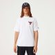 NEW ERA CHICAGO BULLS INFILL TEAM LOGO OS TEE WHITE