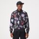 NEW ERA NBA ALL OVER AOP TEAM LOGO BOMBER JACKET BLACK L