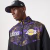 NEW ERA NBA LOS ANGELES LAKERS PANEL TRACK JACKET BLACK