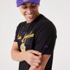 NEW ERA LOS ANGELES LAKERS SCRIPT TEE BLACK