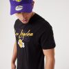 NEW ERA LOS ANGELES LAKERS SCRIPT TEE BLACK