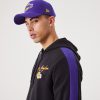 NEW ERA LOS ANGELES LAKERS SCRIPT FZ HOODY BLACK 4XL