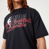 NEW ERA NBA SCRIPT OS MESH TEE BLACK