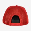 NEW ERA CHICAGO BULLS TEAM COLOUR BLOCK TRUCKER RED