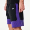 NEW ERA LOS ANGELES LAKERS  NBA COLOUR BLOCK SHORTS BLACK