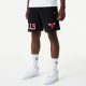 NEW ERA CHICAGO BULLS NBA TEAM LOGO SHORTS BLACK