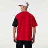 NEW ERA NBA CUT AND SEW OS TEE RED