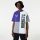 NEW ERA CHARLOTTE HORNETS NBA CUT AND SEW OS TEE PURPLE