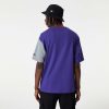 NEW ERA CHARLOTTE HORNETS NBA CUT AND SEW OS TEE PURPLE