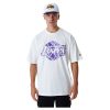 NEW ERA LOS ANGELES LAKERS NBA INFILL LOGO OS TEE WHITE