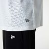 NEW ERA BROOKLYN NETS NBA TEAM LOGO MESH OS TEE WHITE