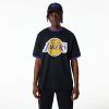 NEW ERA LOS ANGELES LAKERS NBA TEAM LOGO MESH OS TEE BLACK L