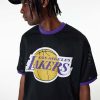 NEW ERA LOS ANGELES LAKERS NBA TEAM LOGO MESH OS TEE BLACK