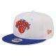 NEW ERA NEW YORK KNICKS WHT CROWN TEAM 9FIFTY WHITE