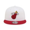 NEW ERA MIAMI HEAT  WHT CROWN TEAM 9FIFTY WHITE