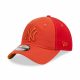 NEW ERA NEW YORK YANKEES MULTI TEXTURE 9TWENTY ORANGE