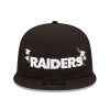 NEW ERA LAS VEGAS RAIDERS FLOWER WORDMARK 9FIFTY BLACK