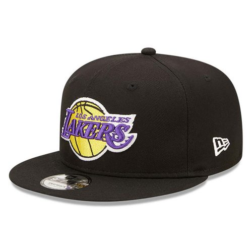 NEW ERA LOS ANGELES LAKERS TEAM SIDE PATCH 9FIFTY BLACK