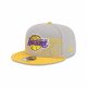 NEW ERA LOS ANGELES 2023 NBA DRAFT 950 GREY YELLOW