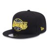 NEW ERA LOS ANGELES LAKERS SEASONAL INFILL 9FIFT BLACK S/M