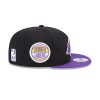 NEW ERA LOS ANGELES LAKERS CONTRAST SIDE PATCH 9FIFTY BLACK S/M