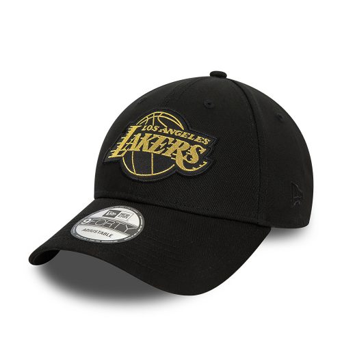 NEW ERA LOS ANGELES LAKERS METALLIC BADGE 9FORTY BLACK