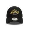 NEW ERA LOS ANGELES LAKERS METALLIC BADGE 9FORTY BLACK