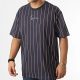 KARL KANI KK SMALL SIGNATURE PINSTRIPE TEE NAVY/RED/WHITE S